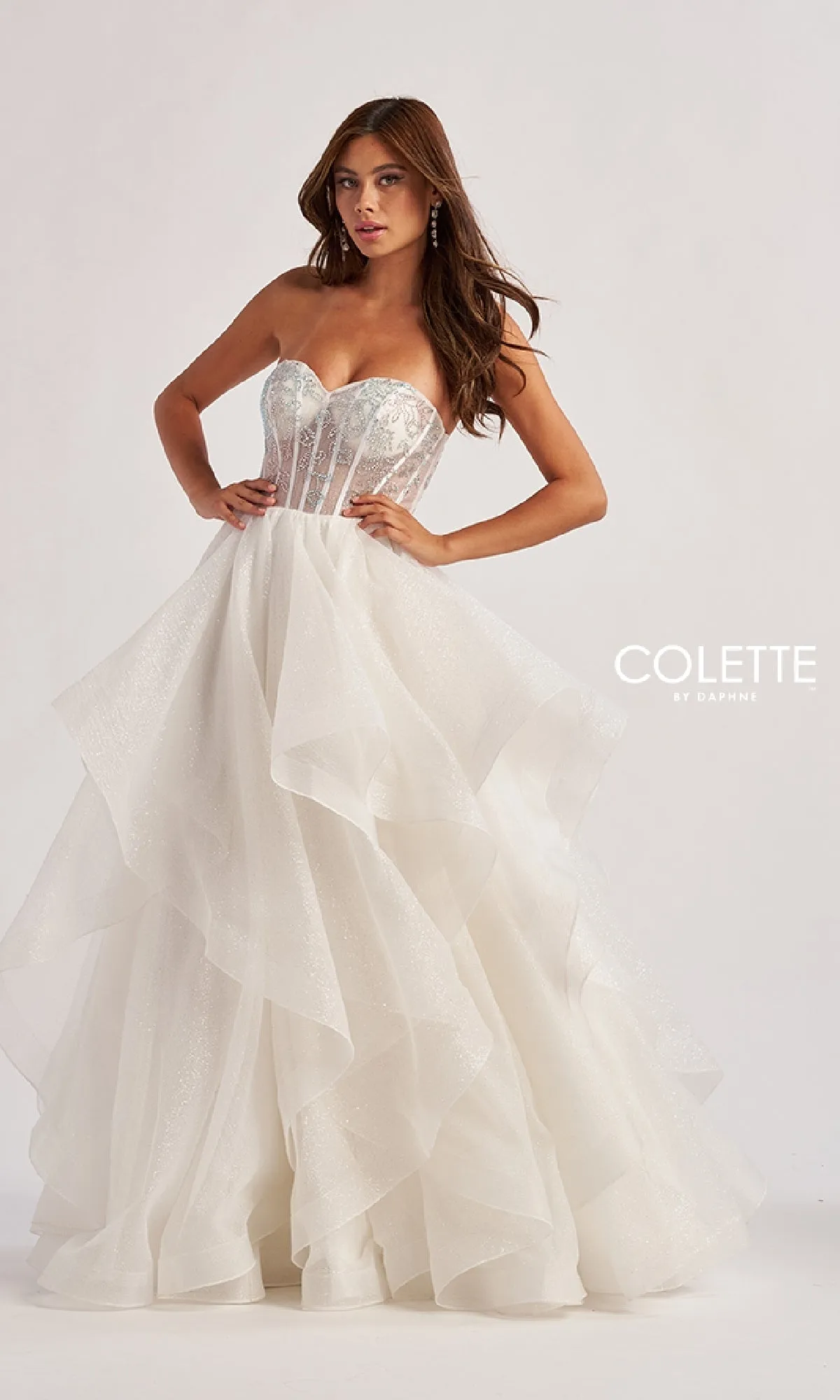 Long Prom Ball Gown: Colette CL8200 sold by PromGirl