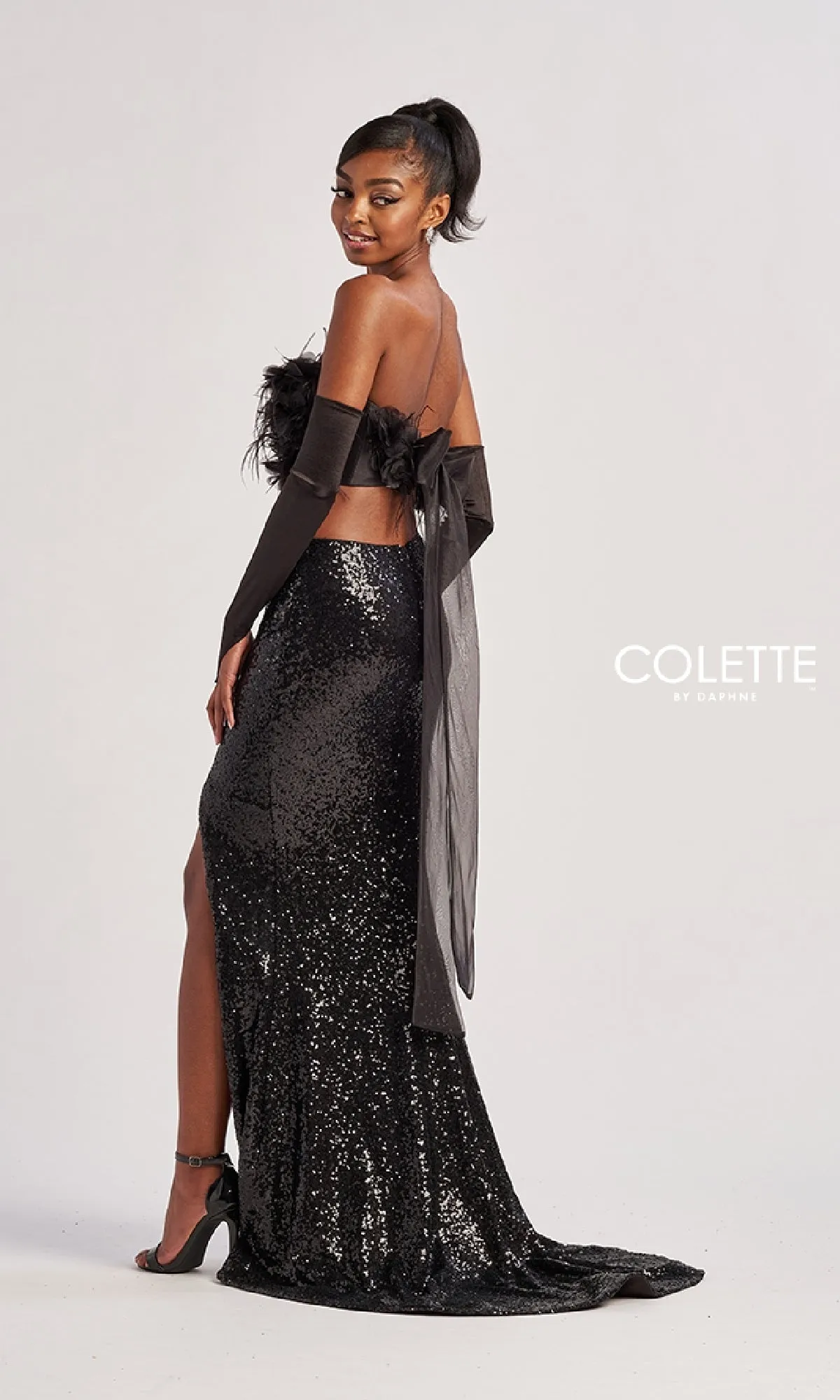 Long Prom Dress: Colette CL8450 sold by PromGirl product image thumbnail 2