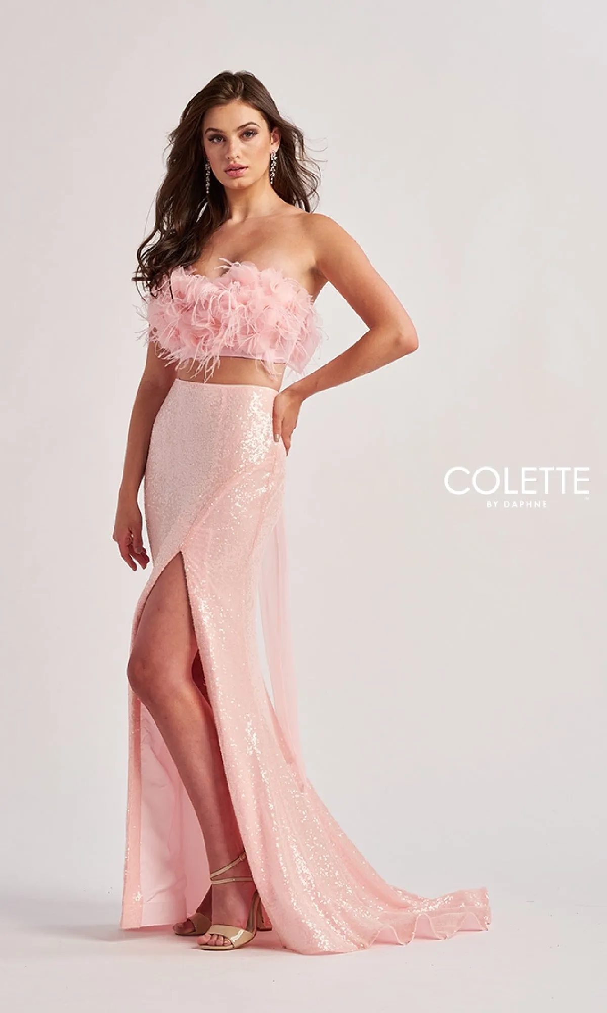 Long Prom Dress: Colette CL8450 sold by PromGirl product image thumbnail 4