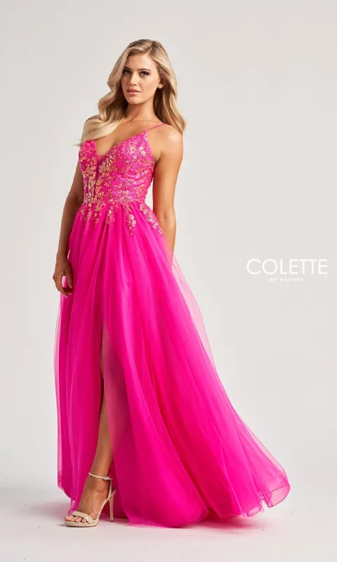 Long Prom Dress: Colette CL8030 sold by PromGirl