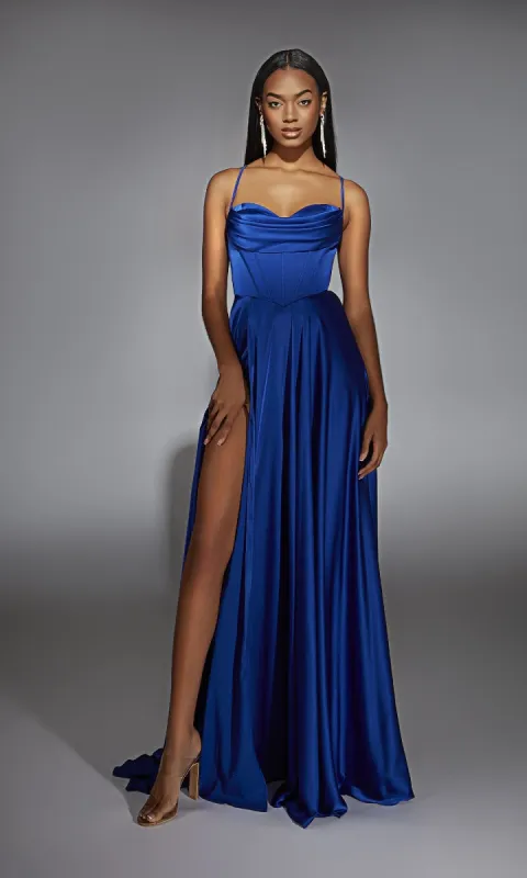 Long Sweetheart A-Line Prom Dress: Alyce 61883 sold by PromGirl