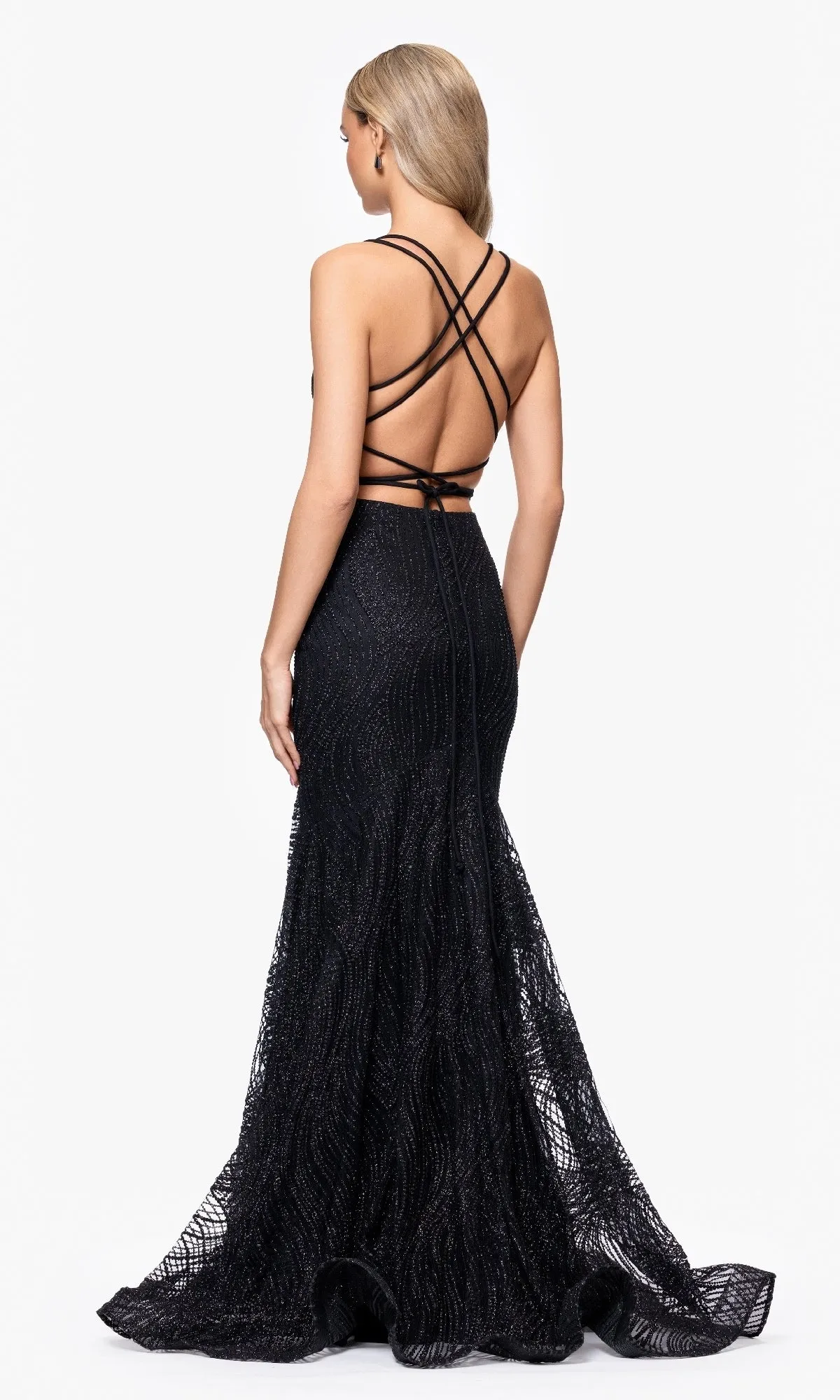 Long Prom Dress: Blondie Nites 5426BN sold by PromGirl product image thumbnail 2