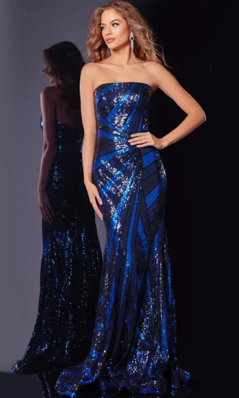 Long Prom Dress: Jovani 40765 sold by PromGirl