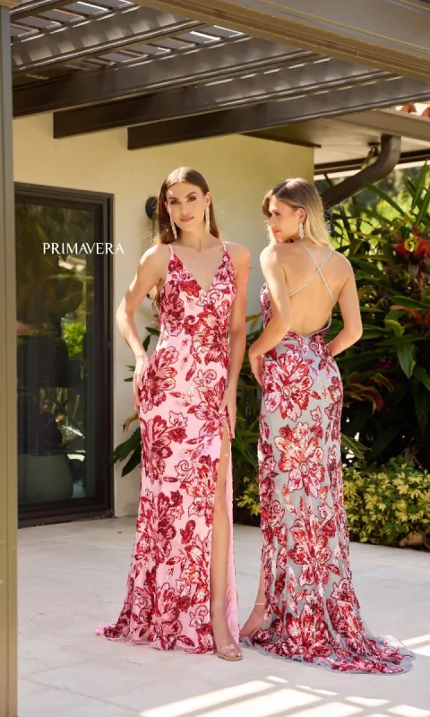 Long Prom Dress: Primavera 4323 sold by PromGirl