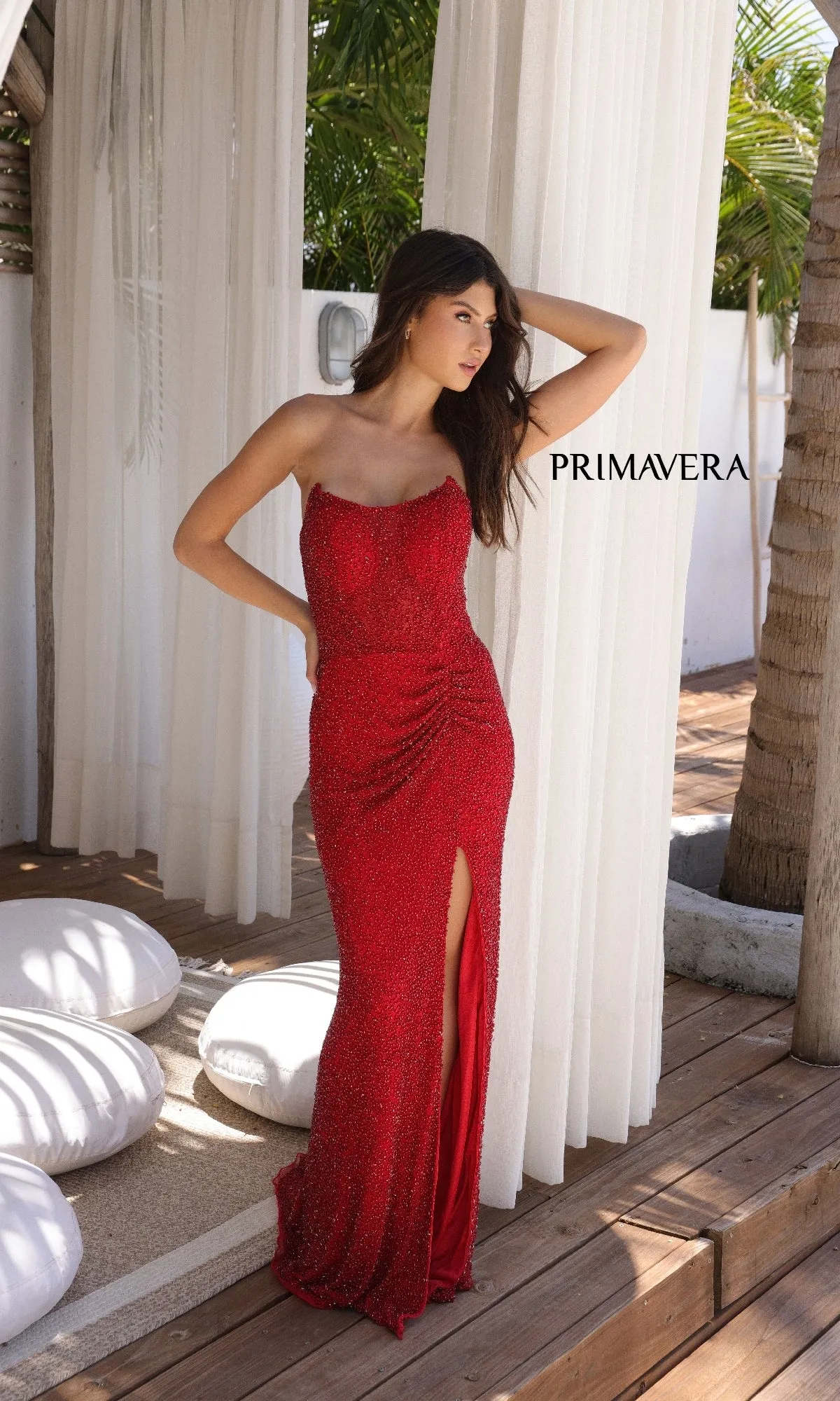 Long Prom Dress: Primavera 4364 sold by PromGirl product image thumbnail 5