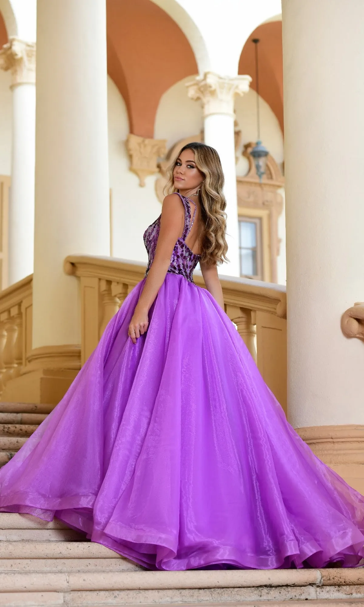 Long Formal Dress 28579 by Ava Presley sold by PromGirl product image thumbnail 2