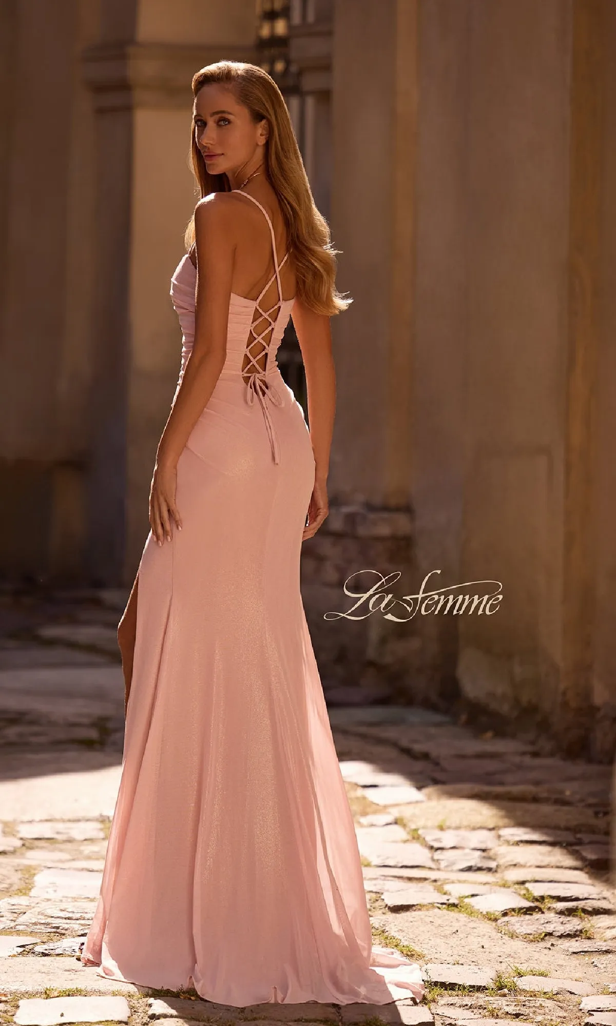 Long Prom Dress: La Femme 32964 sold by PromGirl product image thumbnail 2