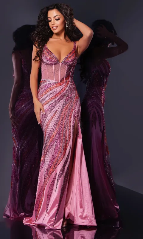 Long Prom Dress: Jovani 44577 sold by PromGirl