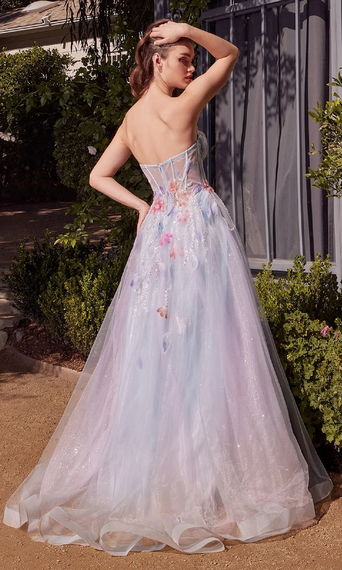 Long Strapless Prom Dress: Andrea & Leo A1383 sold by PromGirl product image thumbnail 2