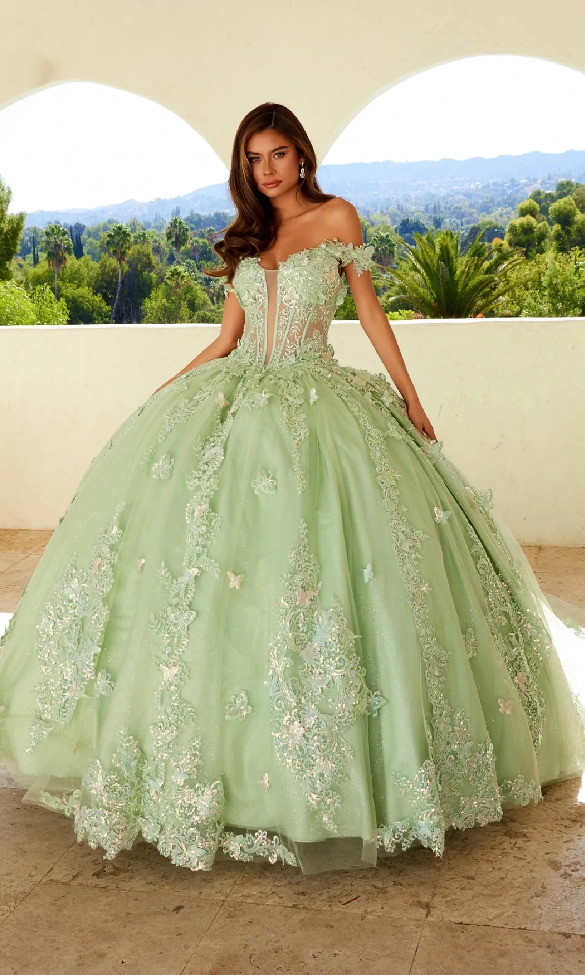 Quinceanera Dress JT1485J By Juliet sold by PromGirl product image thumbnail 3