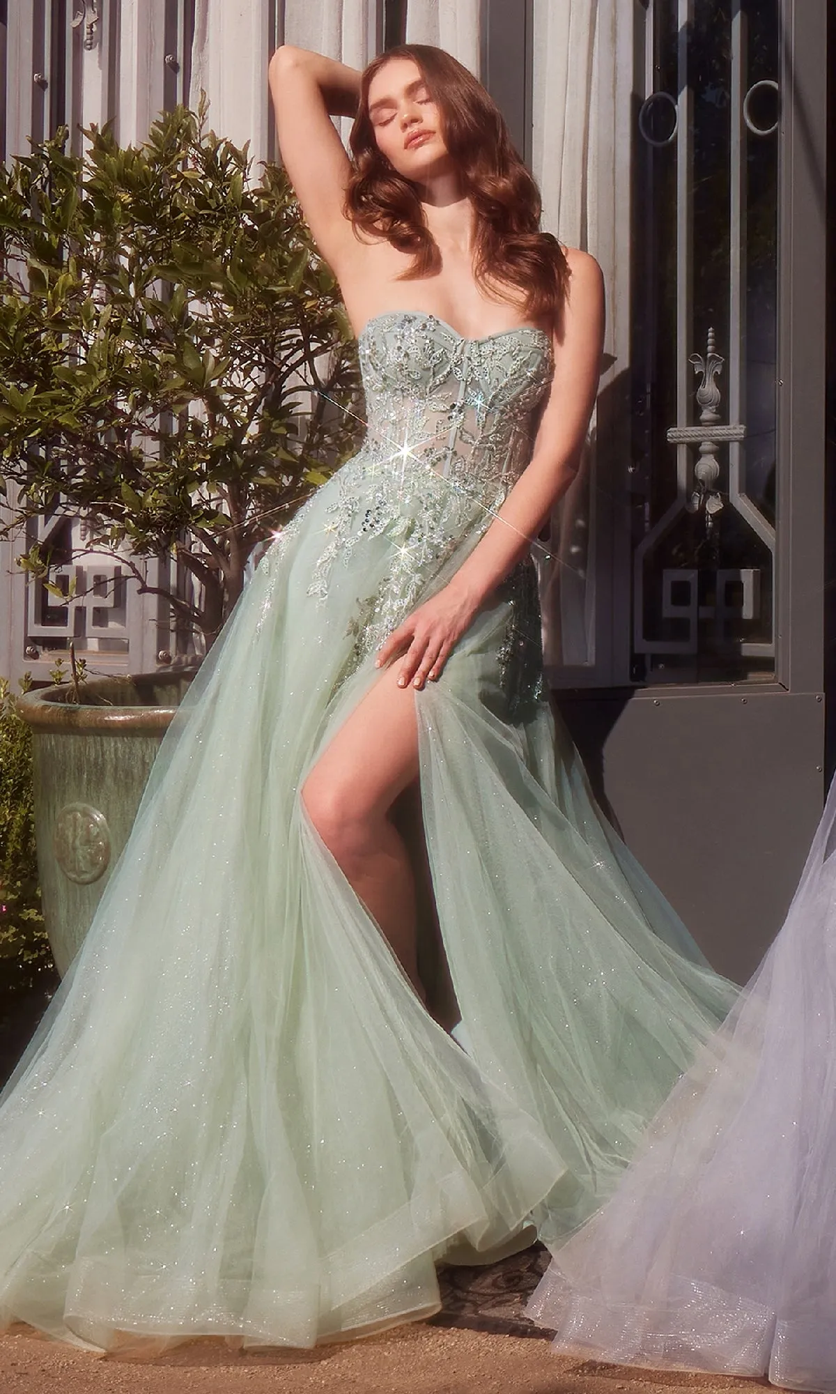 Strapless Prom Ball Gown: Andrea & Leo A1415 sold by PromGirl