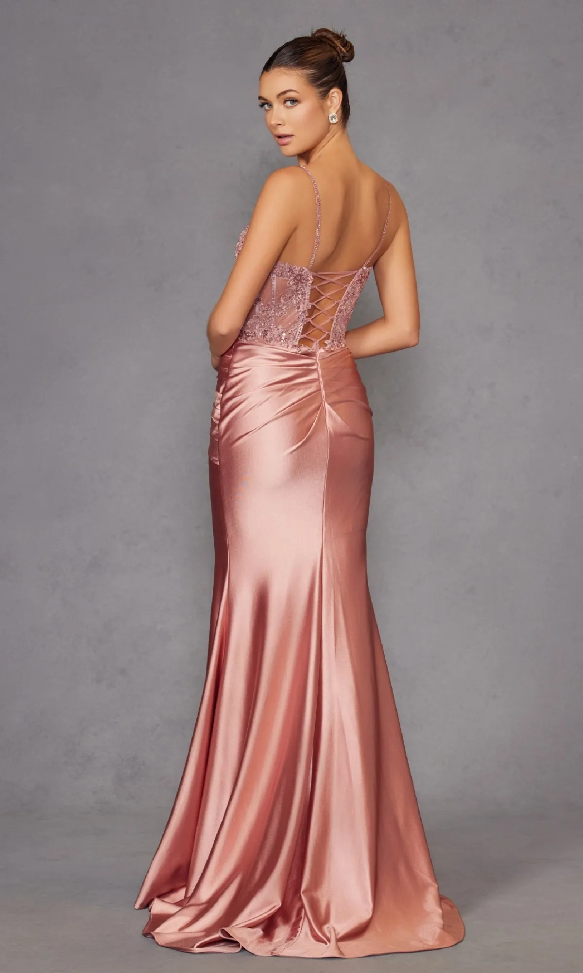 Sheer-Bodice Long Prom Dress: Juliet JT2531K sold by PromGirl product image thumbnail 2