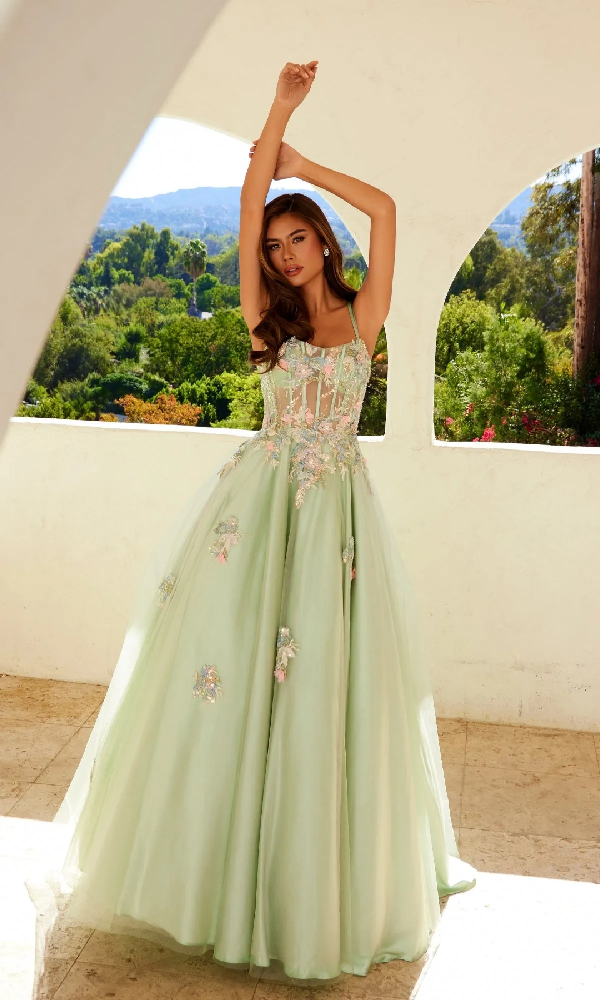 Long Prom Dress: Juliet JT2565U sold by PromGirl