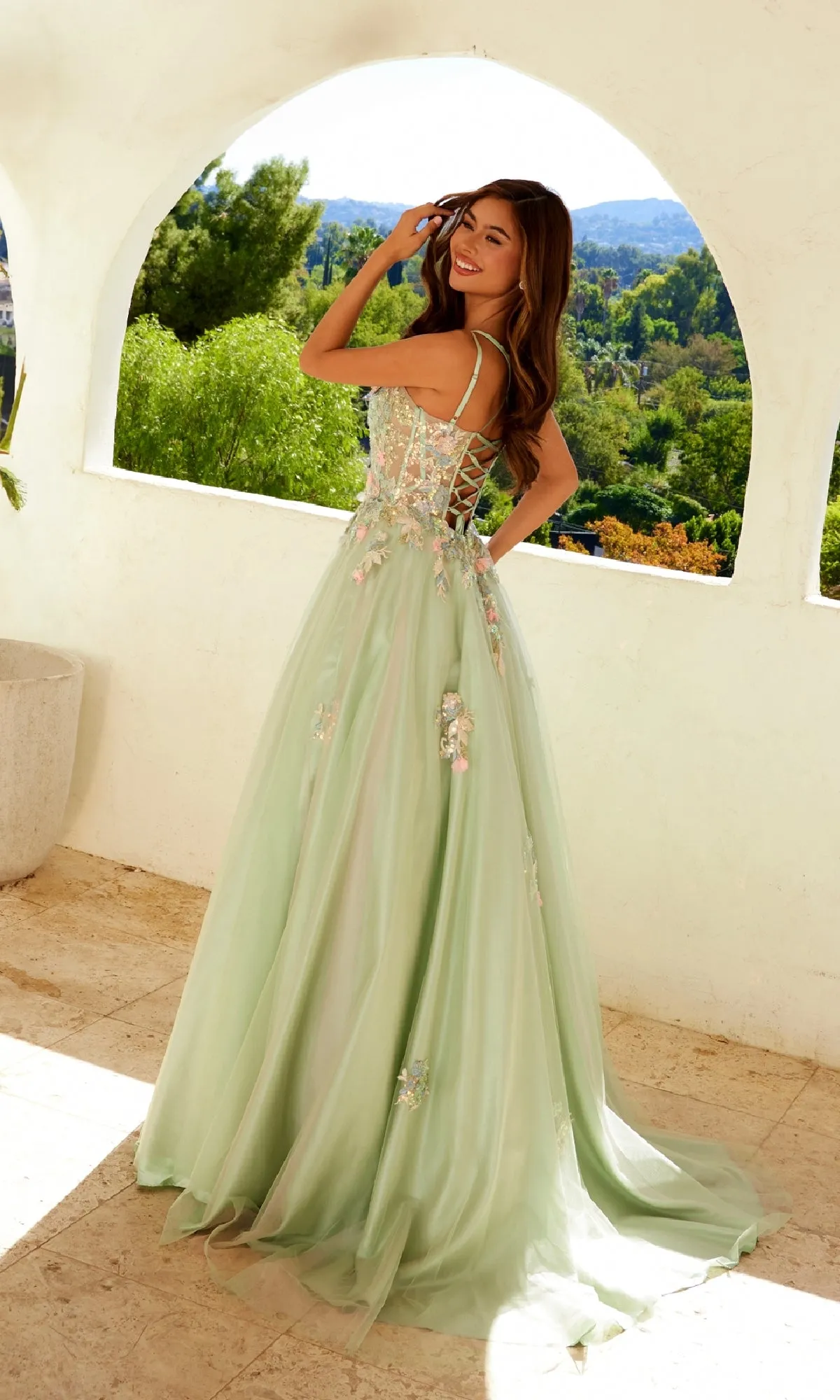 Long Prom Dress: Juliet JT2565U sold by PromGirl product image thumbnail 3