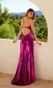 Tight Long Metallic Prom Dress: Juliet JT2502A sold by PromGirl