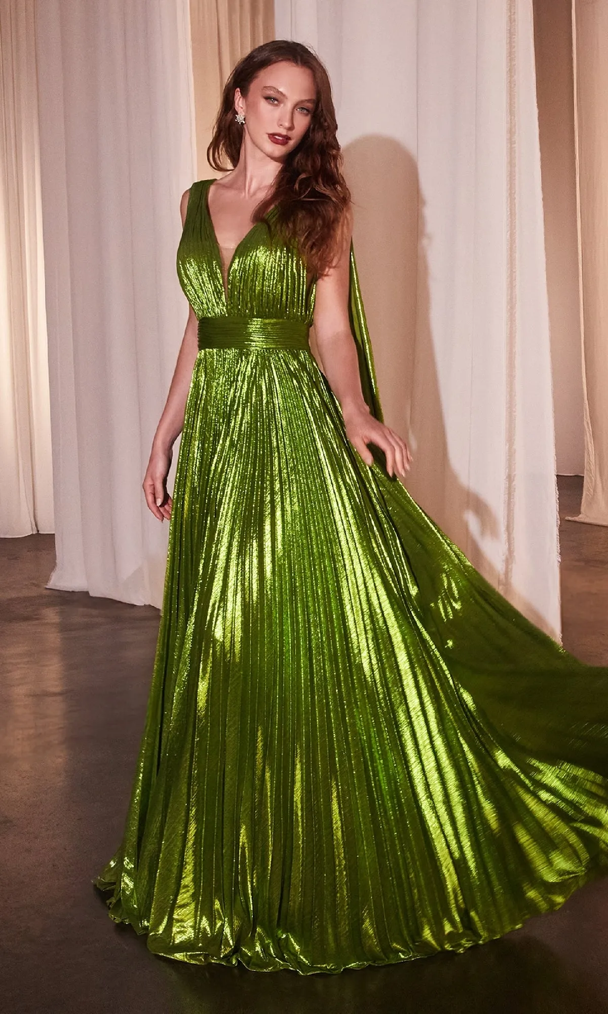 Long Prom Dress: Ladivine CD802 sold by PromGirl