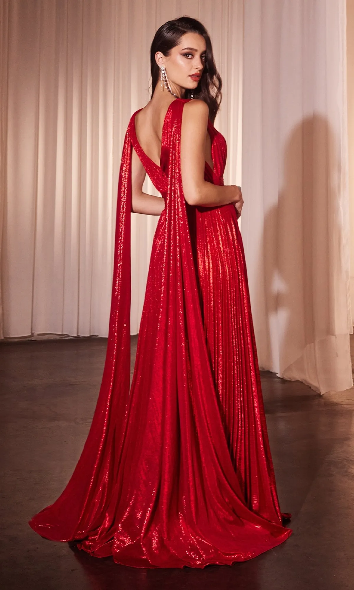 Long Prom Dress: Ladivine CD802 sold by PromGirl product image thumbnail 2