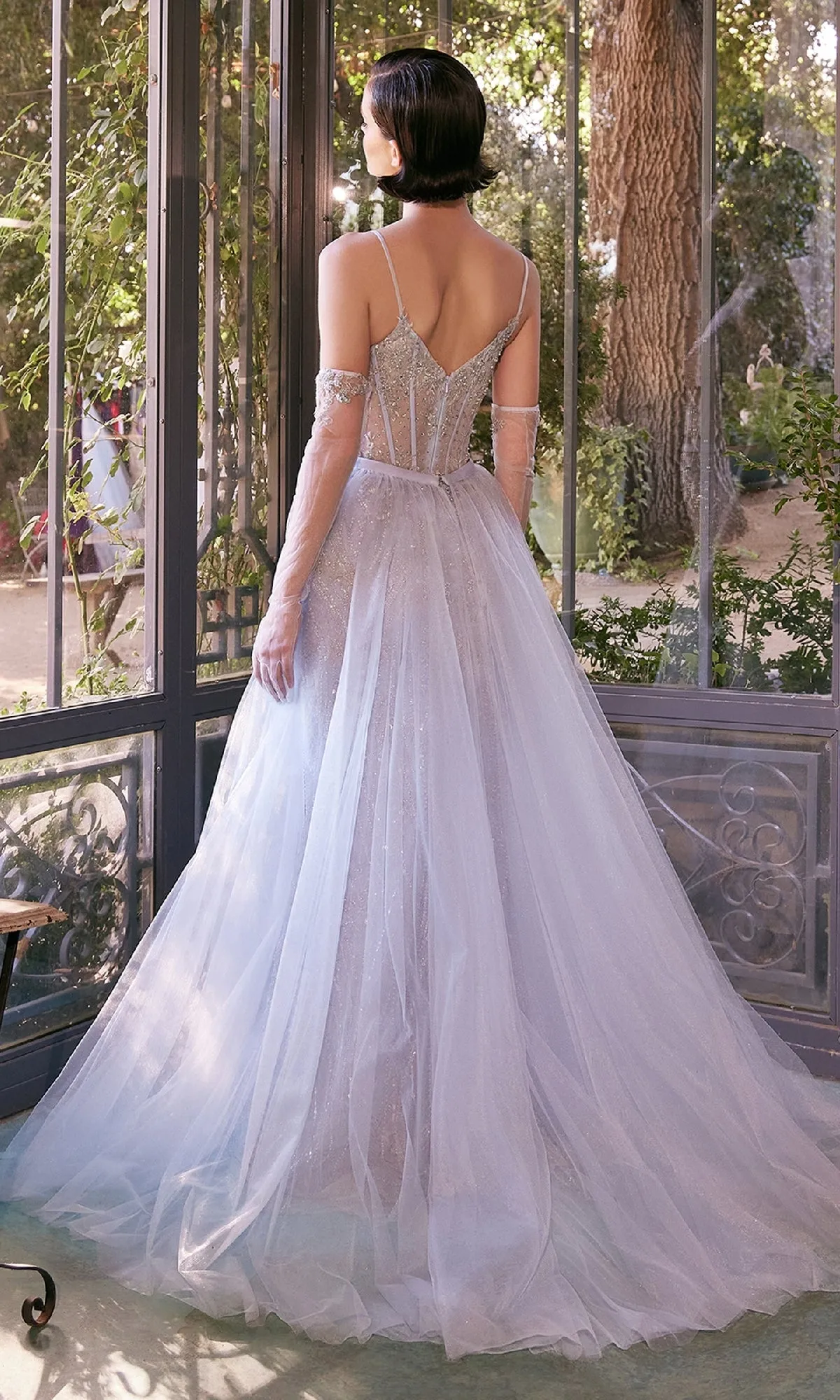 Beaded Light Blue Prom Gown: Andrea and Leo A1361 sold by PromGirl product image thumbnail 2