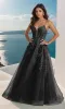 Glitter Tulle A-Line Prom Dress: PromGirl Exclusive sold by PromGirl