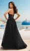 Glitter Tulle A-Line Prom Dress: PromGirl Exclusive sold by PromGirl