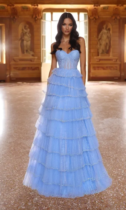 Long Prom Dress: Alyce 61956 sold by PromGirl