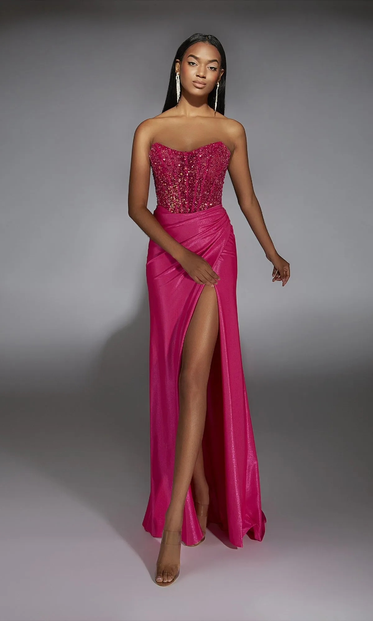 Long Prom Dress: Alyce 61844 sold by PromGirl product image thumbnail 3