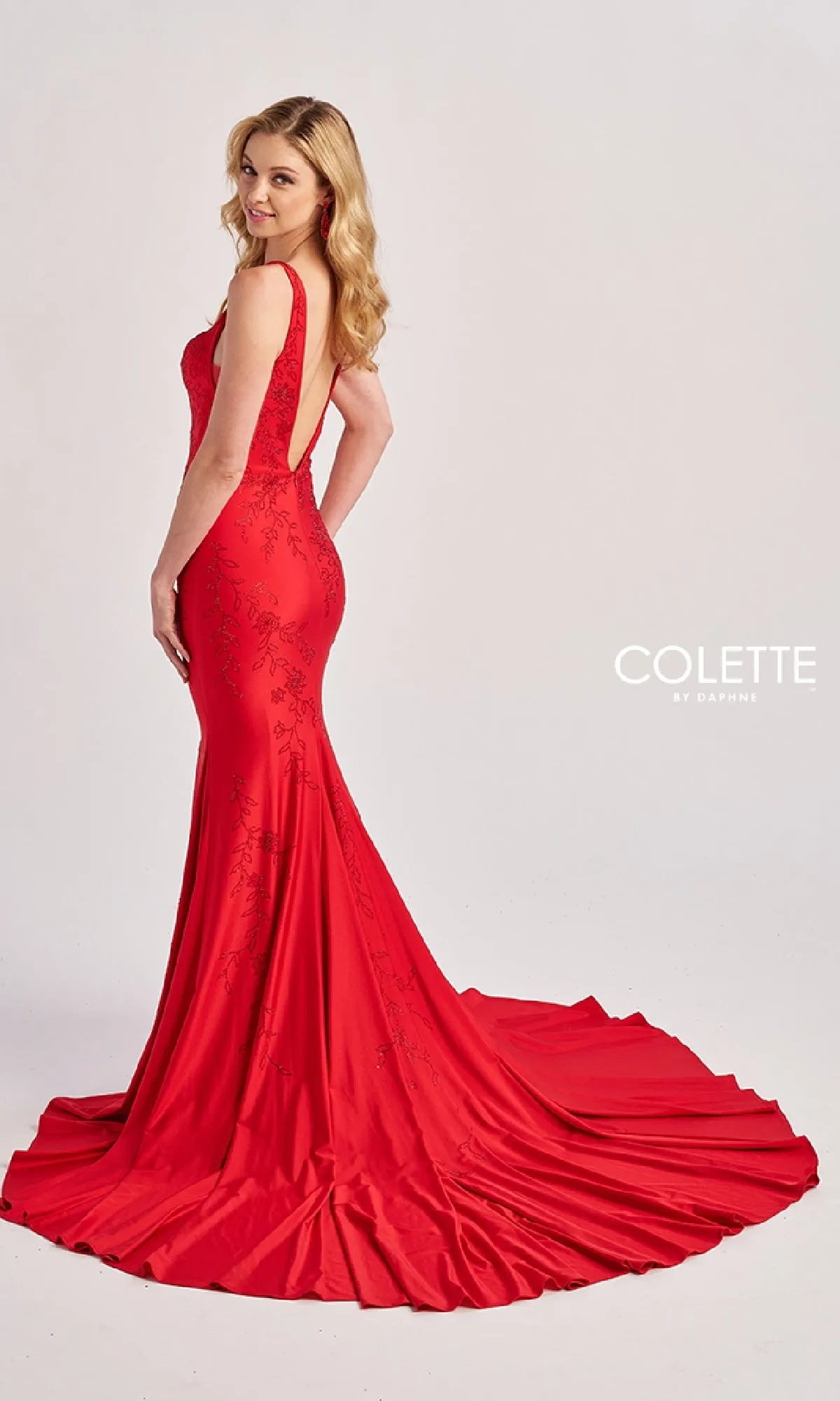 Long Prom Dress: Colette CL8475 sold by PromGirl product image thumbnail 2