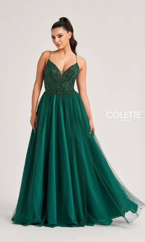 Long Prom Dress: Colette CL8250 sold by PromGirl