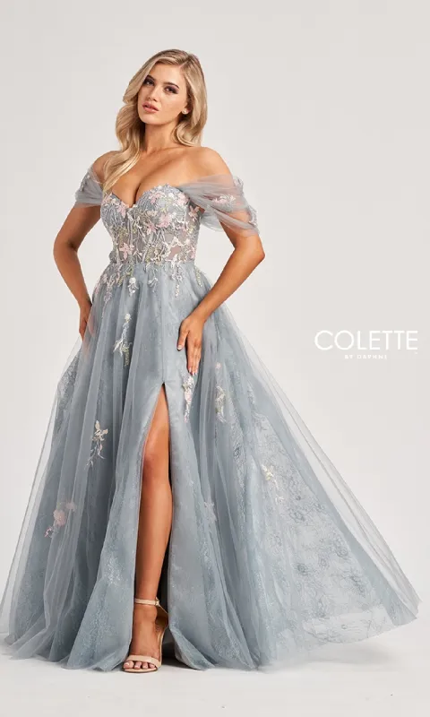 Long Prom Dress: Colette CL8150 sold by PromGirl