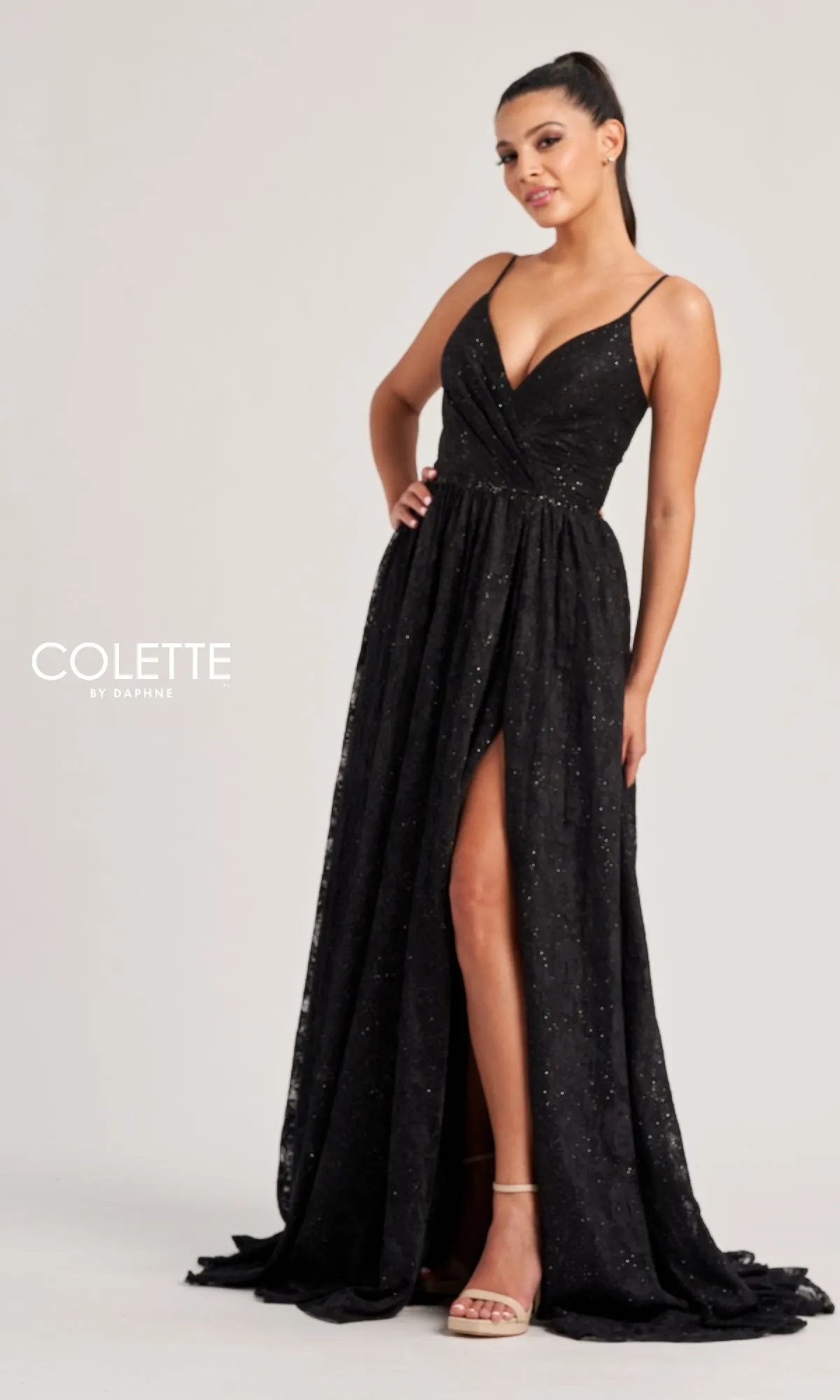 Long Prom Dress: Colette CL8010 sold by PromGirl product image thumbnail 2