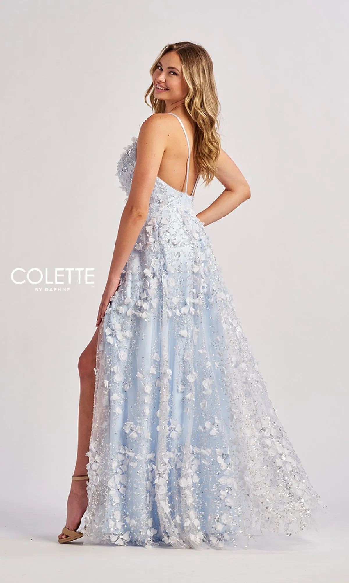 Long Prom Dress: Colette CL8525 sold by PromGirl product image thumbnail 2