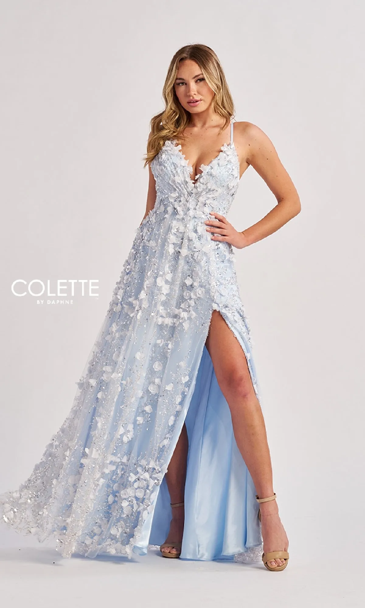 Long Prom Dress: Colette CL8525 sold by PromGirl product image thumbnail 3