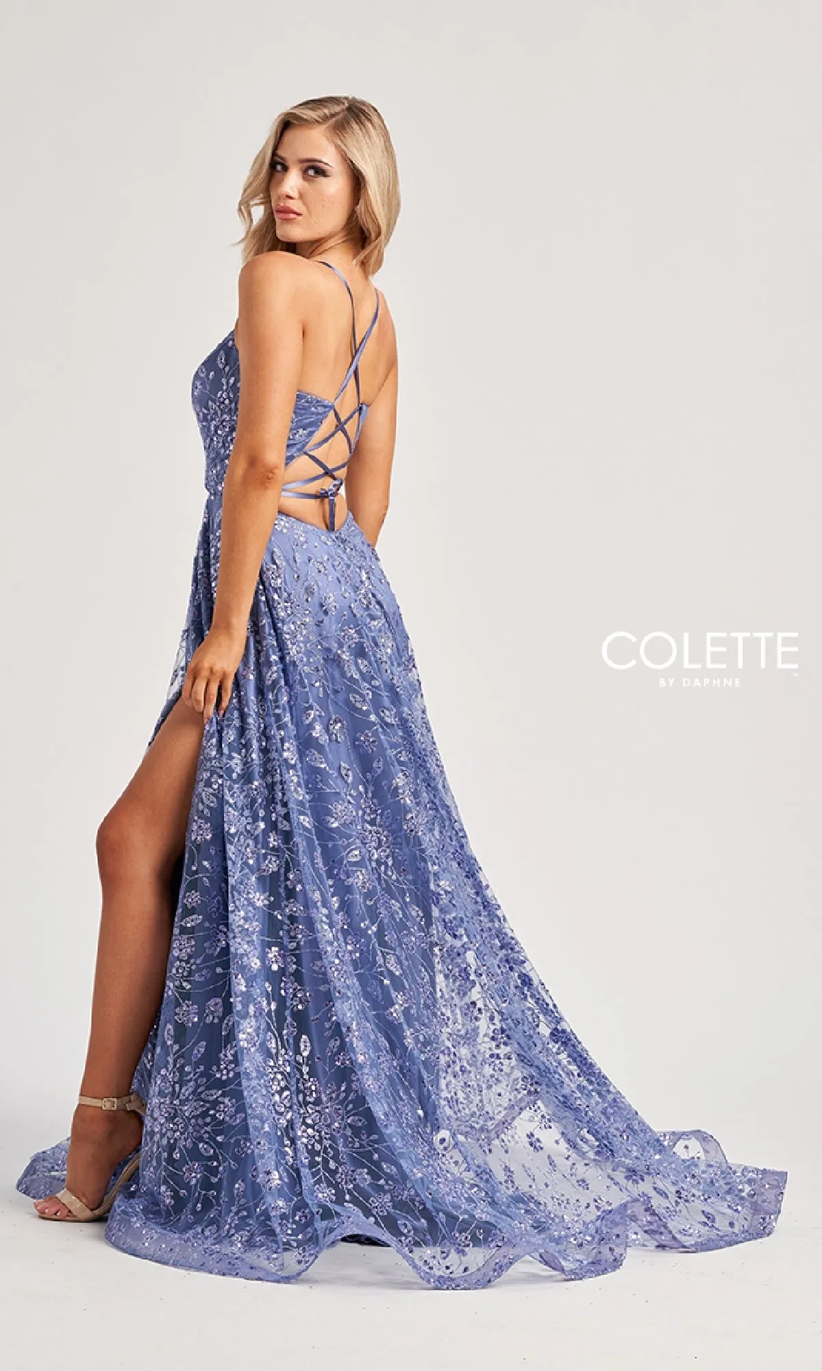 Long Prom Dress: Colette CL8230 sold by PromGirl product image thumbnail 2