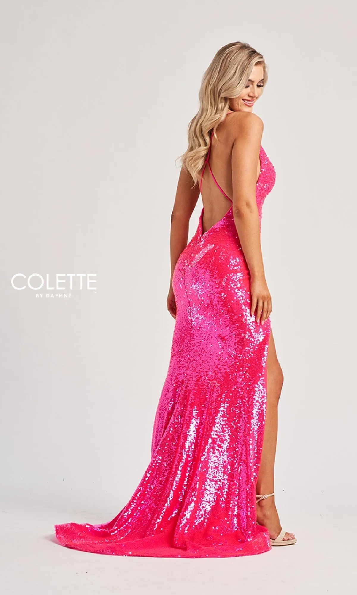 Long Prom Dress: Colette CL8070 sold by PromGirl product image thumbnail 2