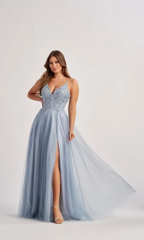 Long Prom Dress: Colette CL8190 sold by PromGirl