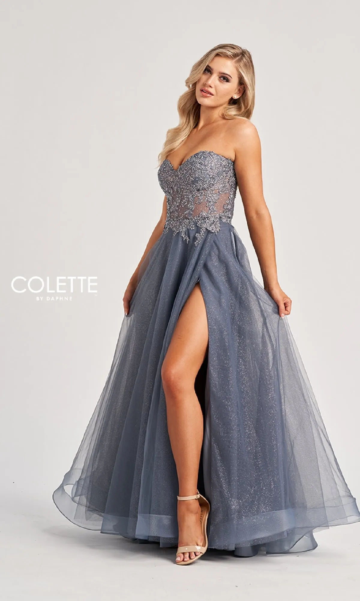Long Prom Dress: Colette CL8110 sold by PromGirl product image thumbnail 3