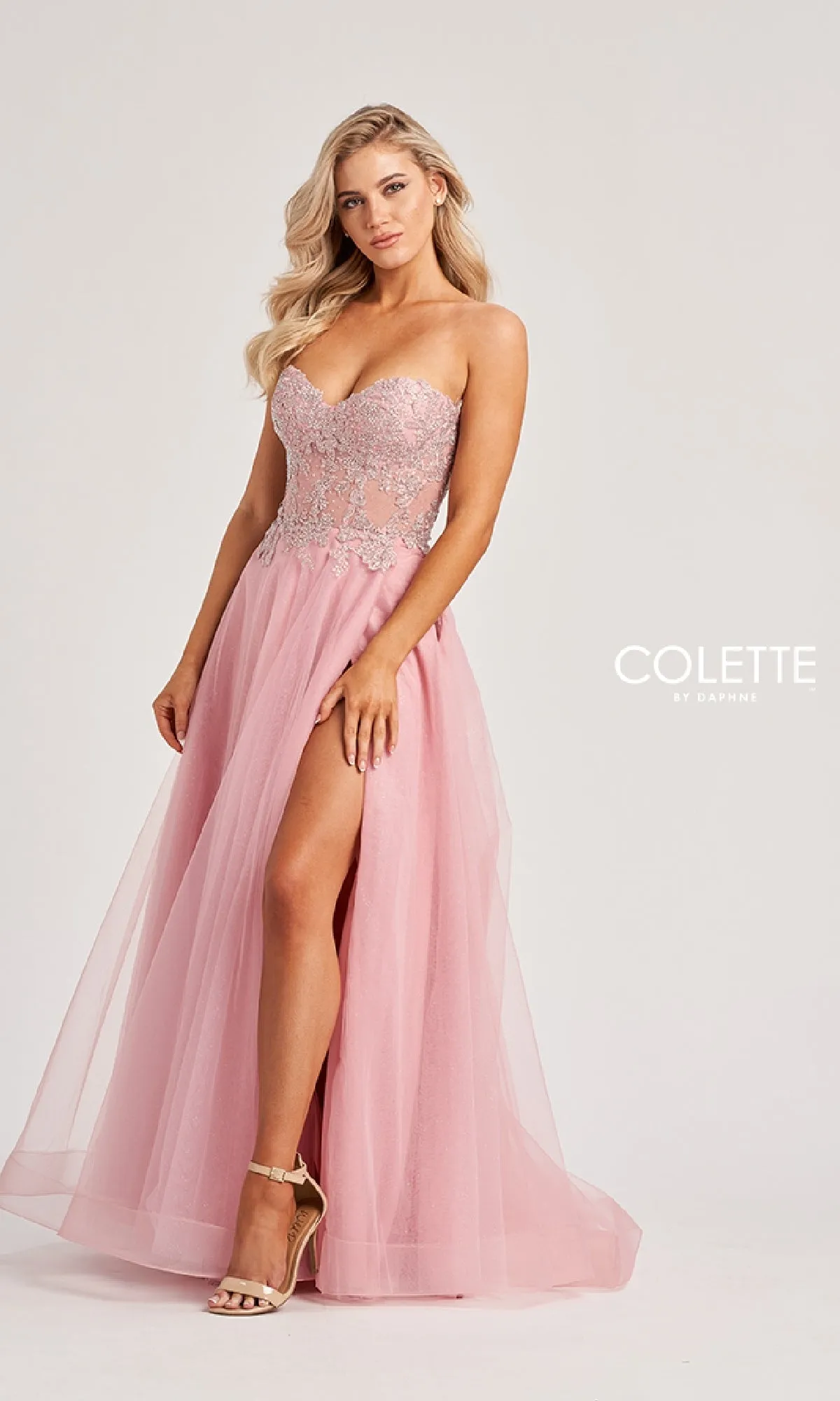 Long Prom Dress: Colette CL8110 sold by PromGirl