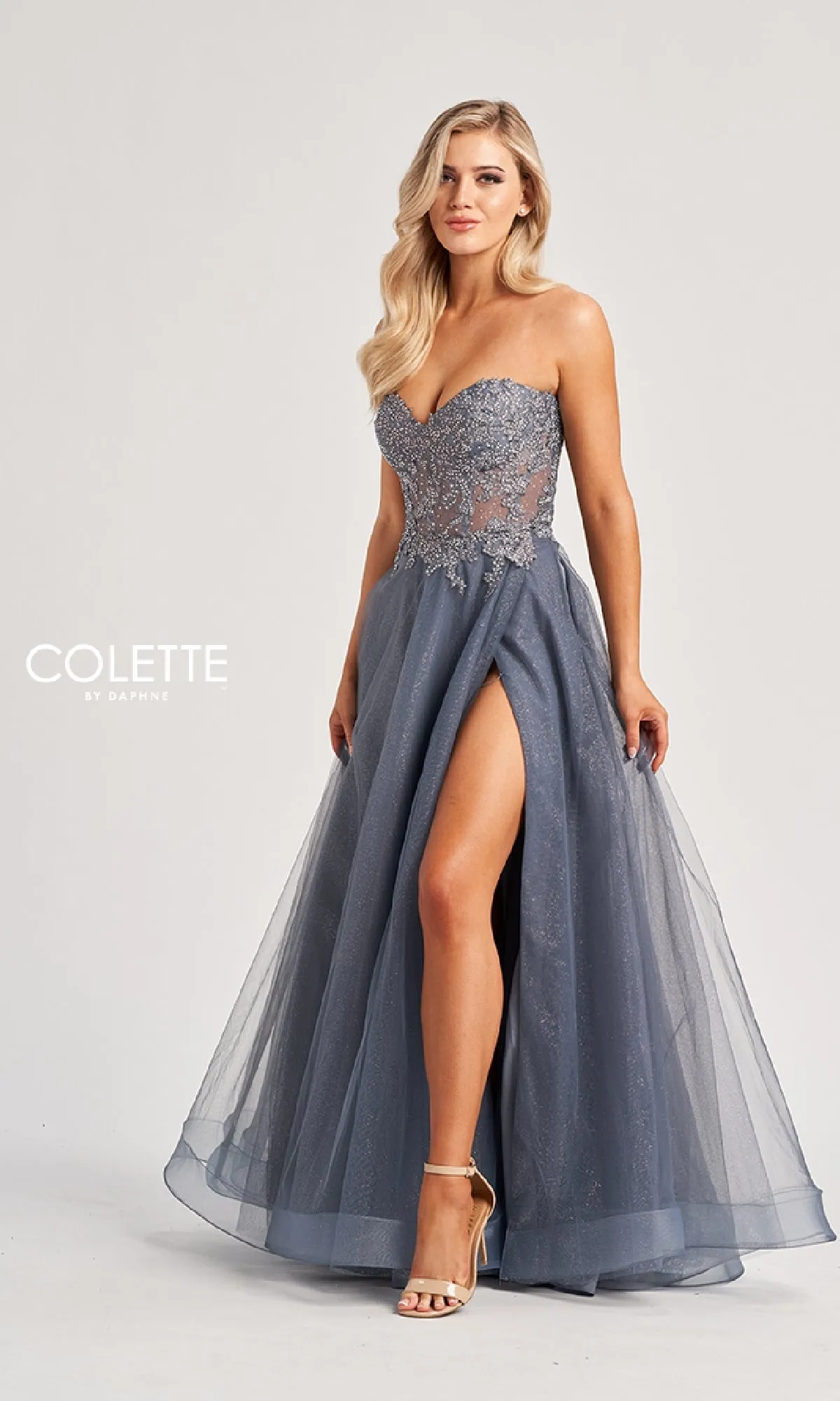 Long Prom Dress: Colette CL8110 sold by PromGirl product image thumbnail 5