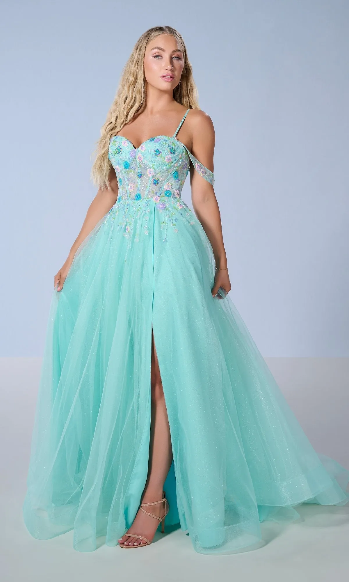 Long Prom Dress: Tiffany 16251 sold by PromGirl