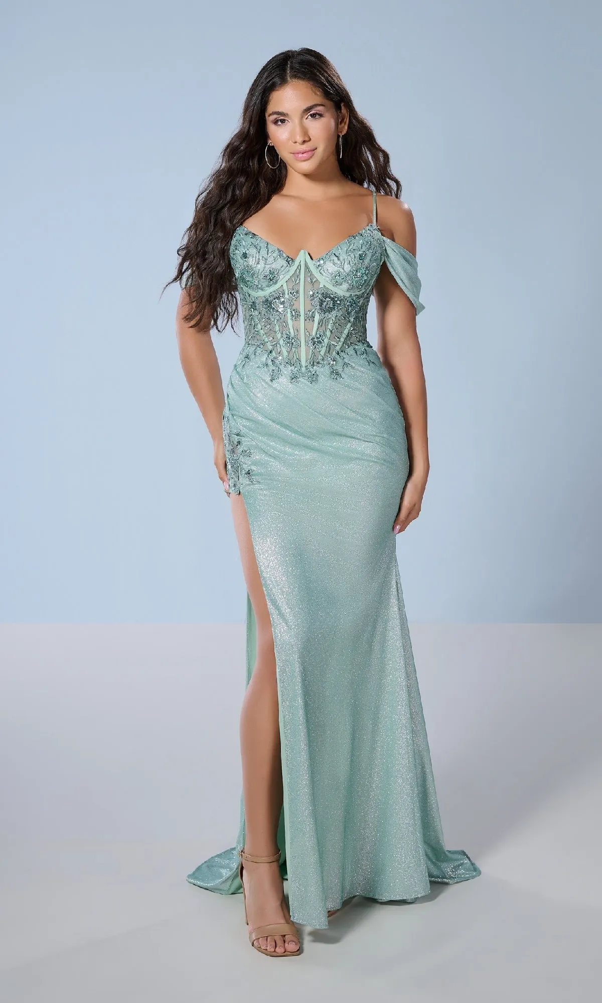 Long Prom Dress: Tiffany 16250 sold by PromGirl product image thumbnail 3