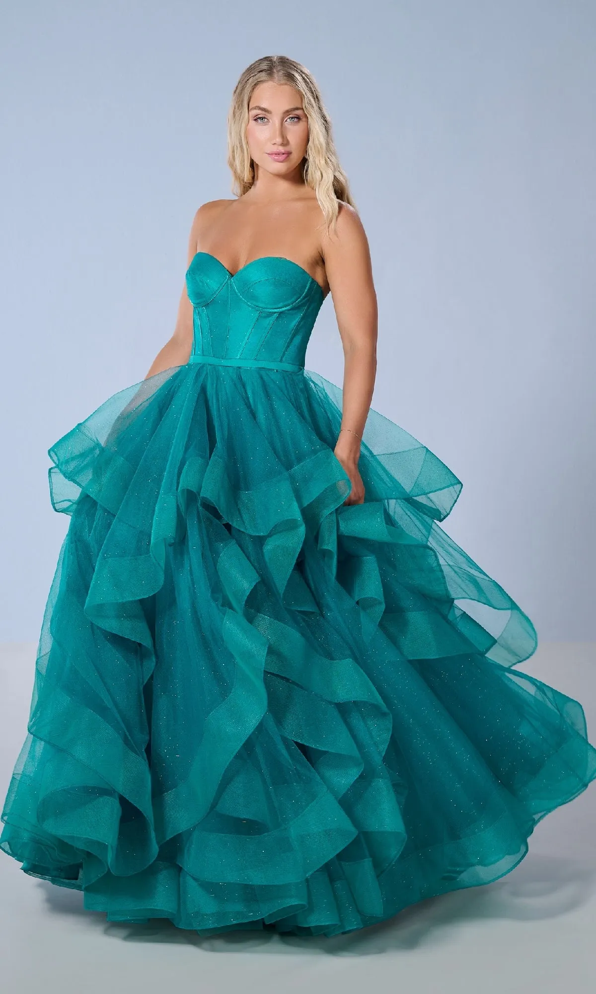 Long Prom Dress: Tiffany 16245 sold by PromGirl product image thumbnail 4