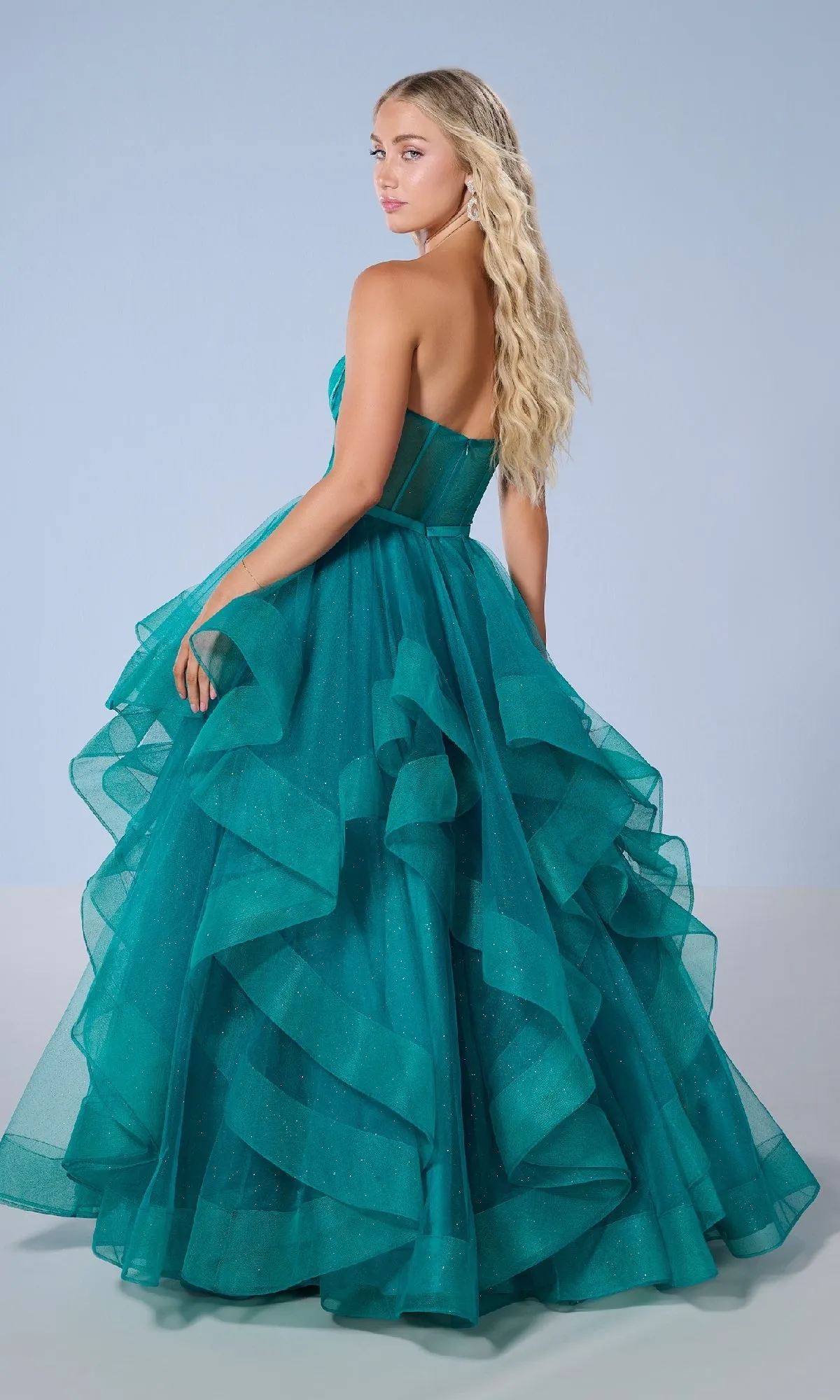 Long Prom Dress: Tiffany 16245 sold by PromGirl product image thumbnail 2