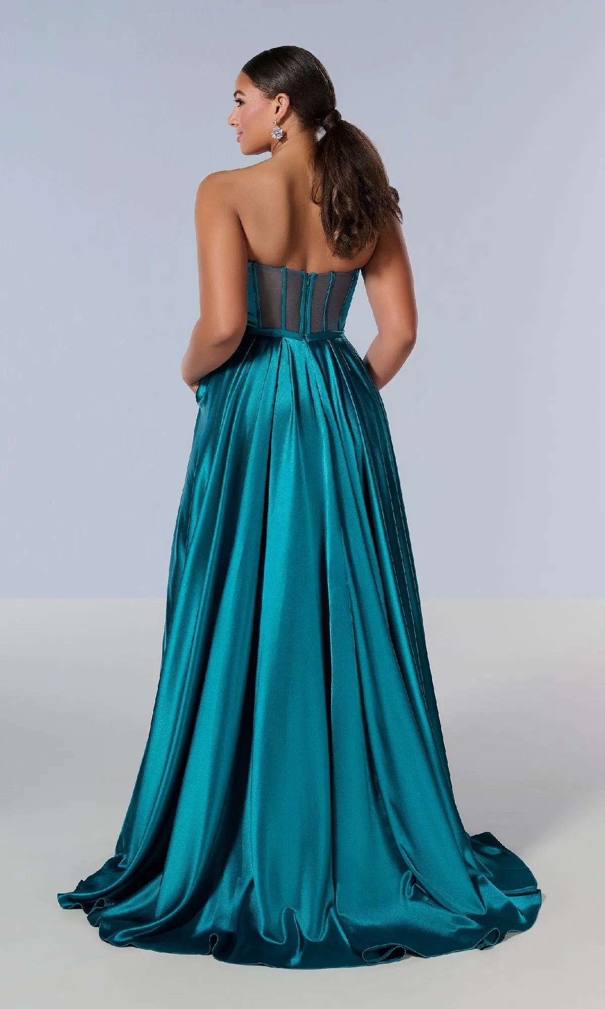 Long Plus-Size Prom Dress: Tiffany 16219 sold by PromGirl product image thumbnail 2