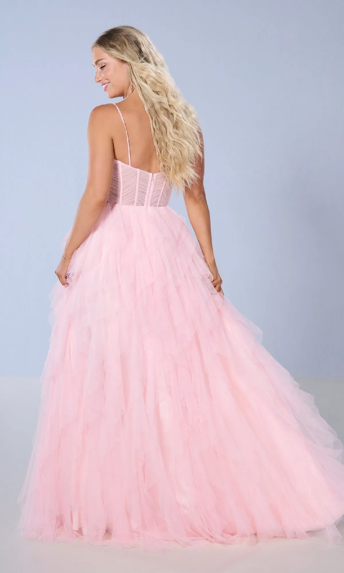 Long Prom Dress: Tiffany 16161 sold by PromGirl product image thumbnail 2