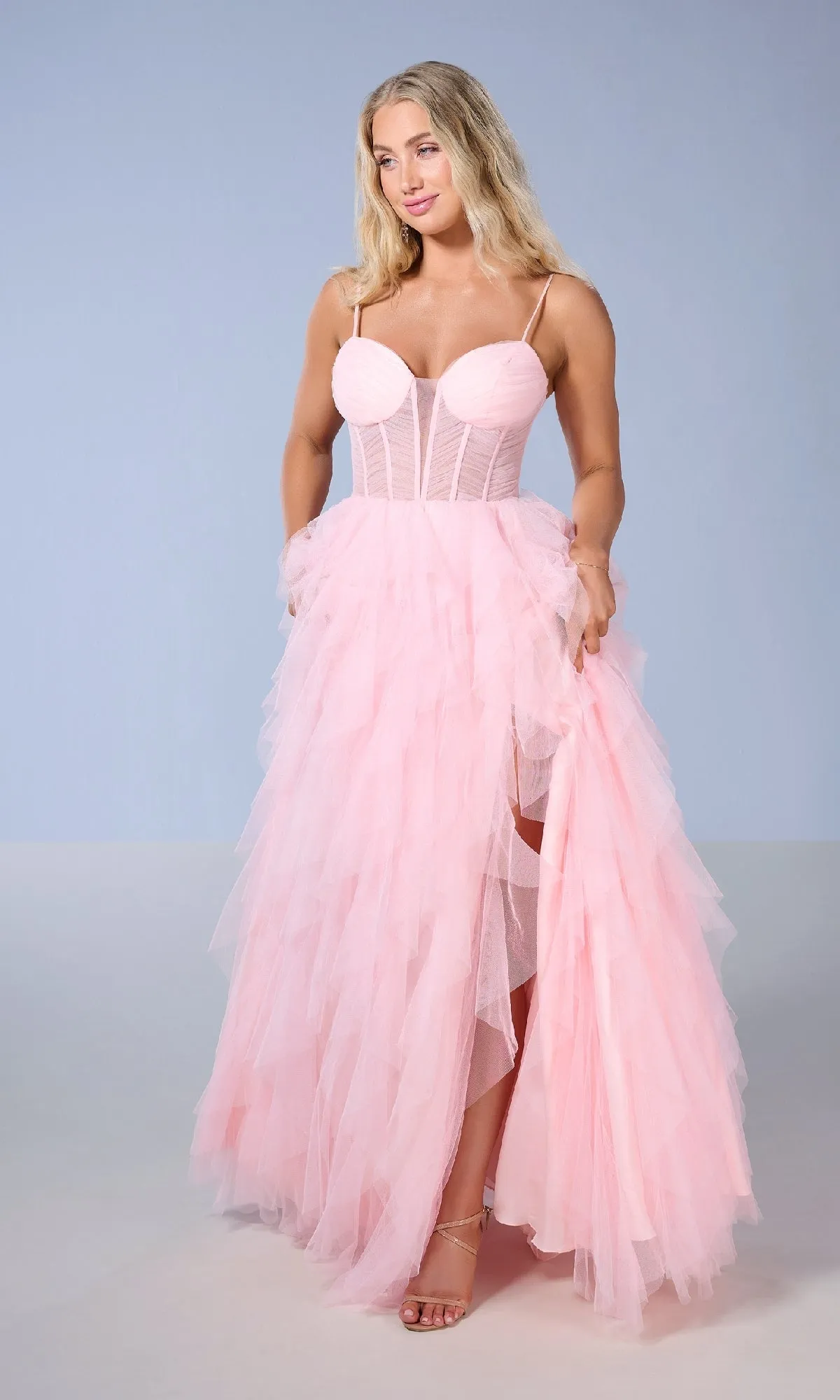Long Prom Dress: Tiffany 16161 sold by PromGirl