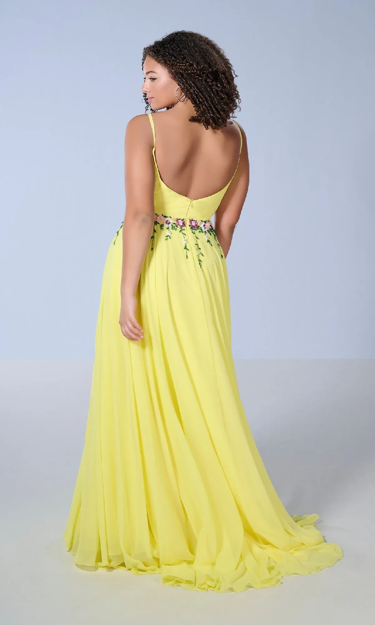 Long Plus-Size Prom Dress: Tiffany 16146 sold by PromGirl product image thumbnail 2