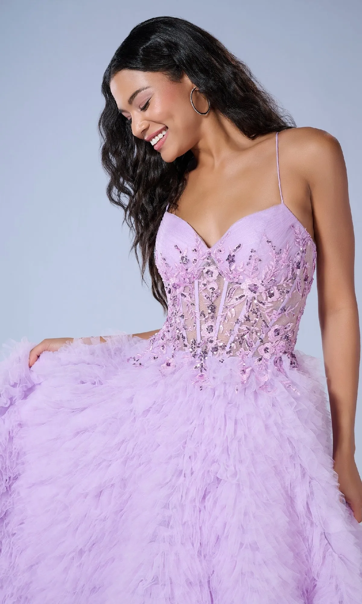 Long Prom Dress: Tiffany 16252 sold by PromGirl product image thumbnail 5