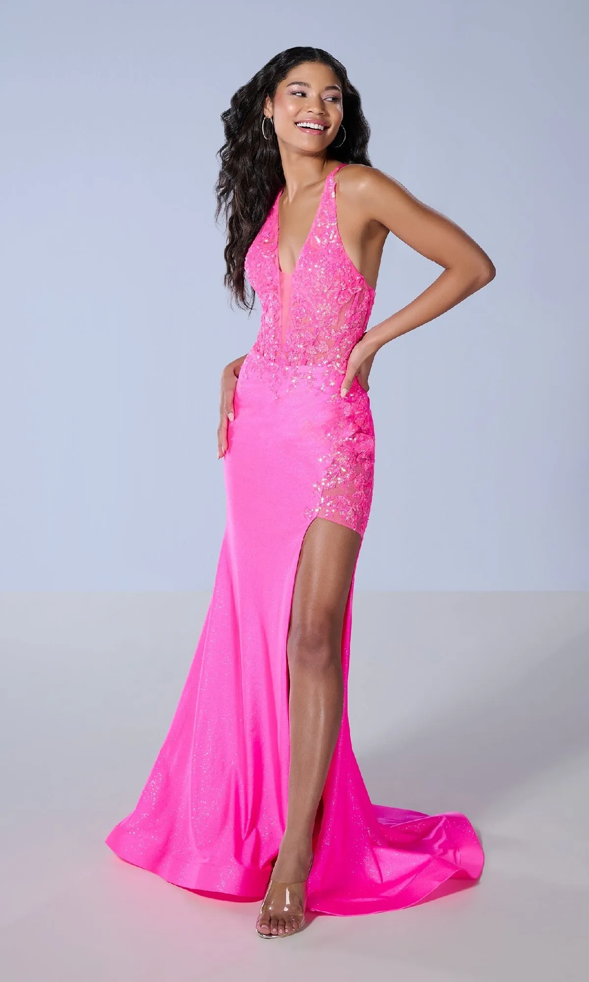 Long Prom Dress: Tiffany 16246 sold by PromGirl product image thumbnail 3
