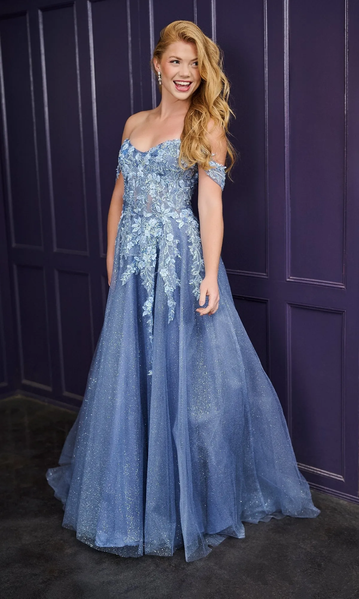 Long Prom Dress: Tiffany 16243 sold by PromGirl product image thumbnail 5