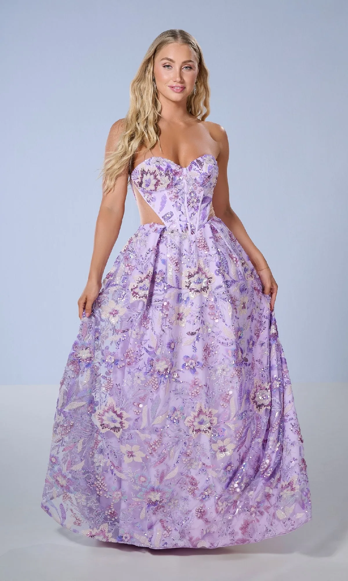 Long Prom Dress: Tiffany 16238 sold by PromGirl product image thumbnail 4